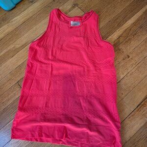 Athleta red racerback tank, size S